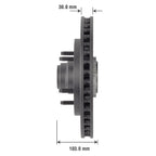 Severe Duty Disc Brake Rotor and Hub Assembly 54050SD