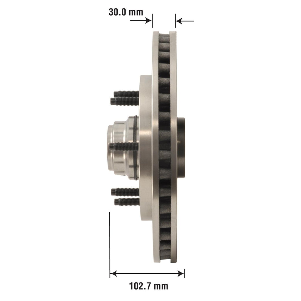 Disc Brake Rotor and Hub Assembly 54052