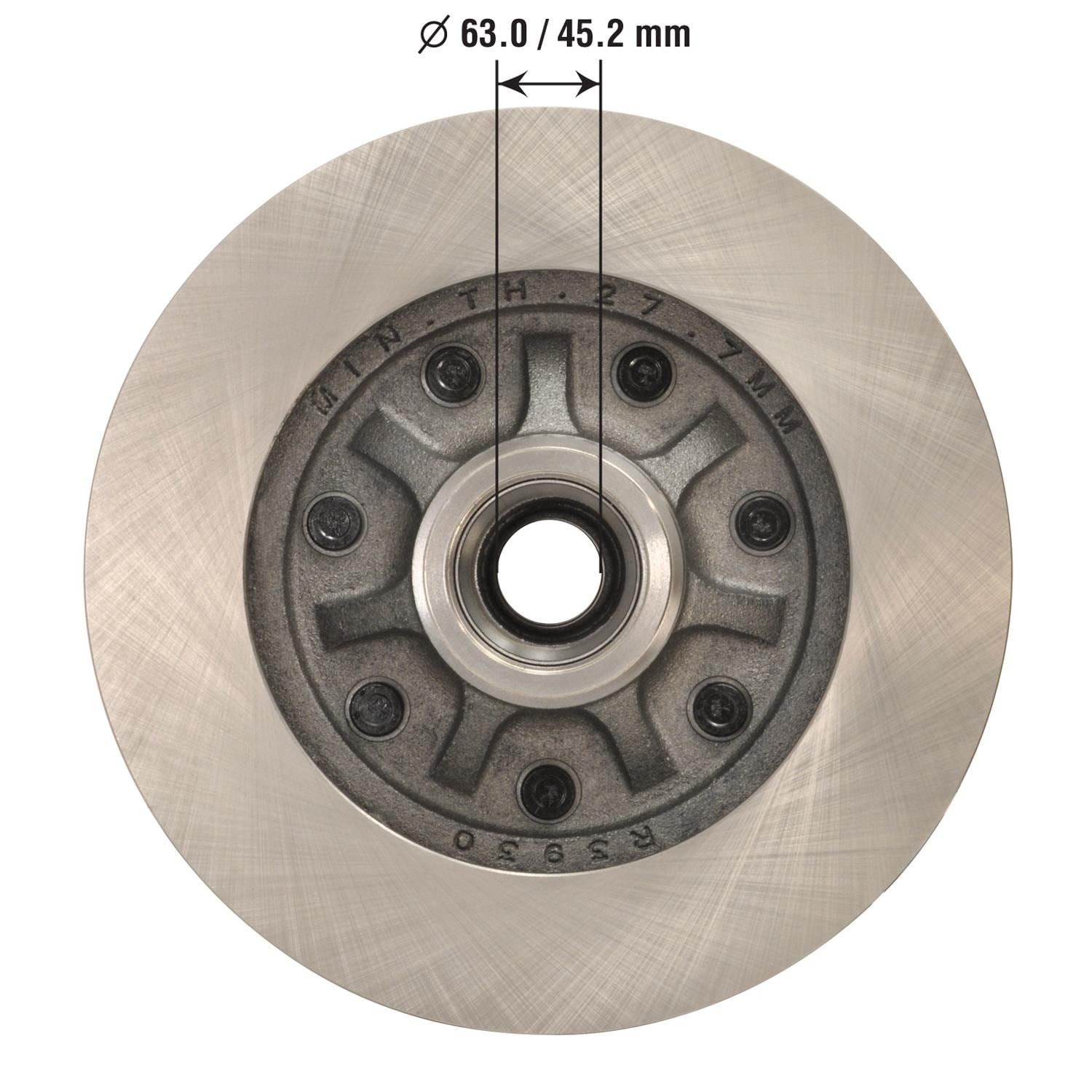 Disc Brake Rotor and Hub Assembly 54052