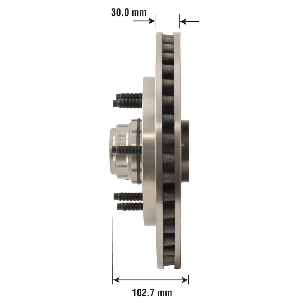 Disc Brake Rotor and Hub Assembly 54052