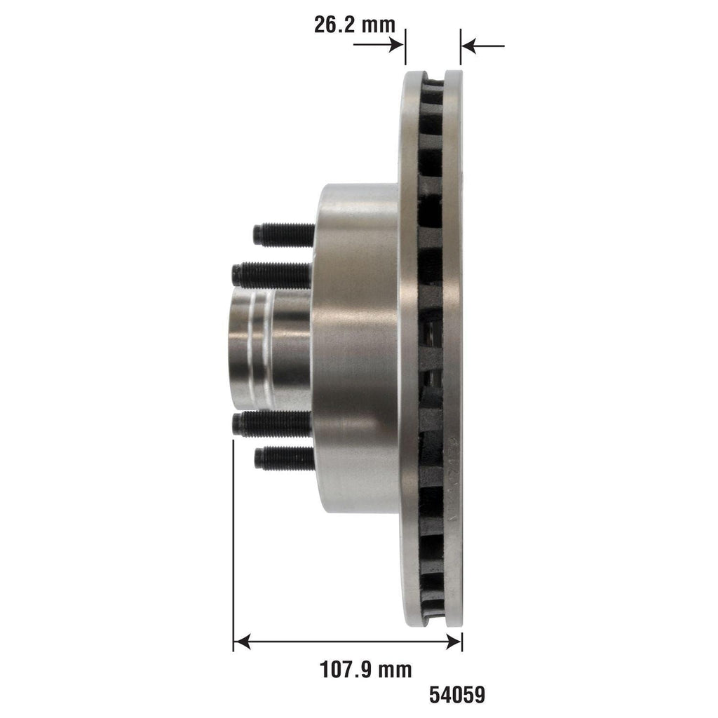 Disc Brake Rotor and Hub Assembly 54059
