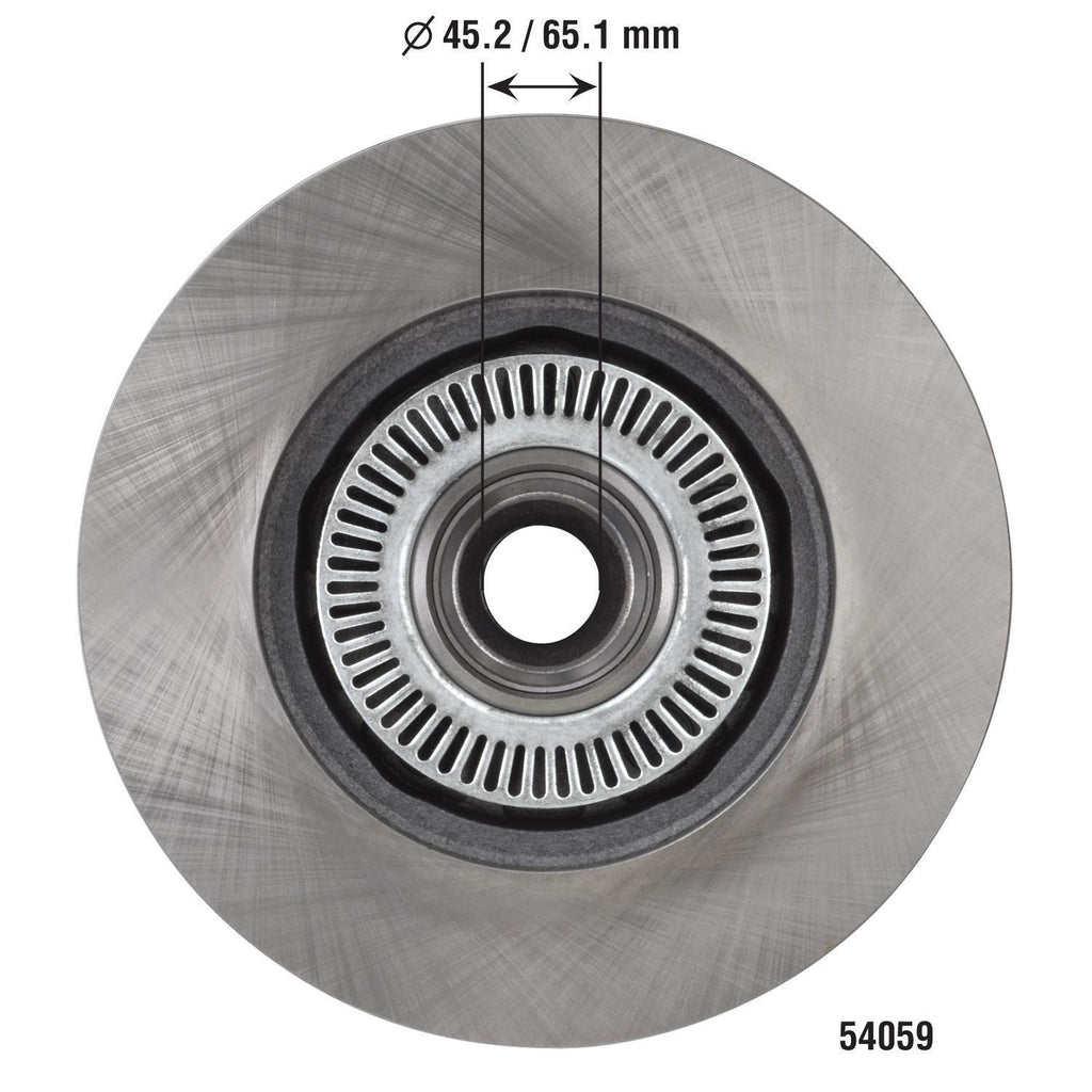 Disc Brake Rotor and Hub Assembly 54059