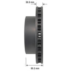 Severe Duty Disc Brake Rotor 54078SD
