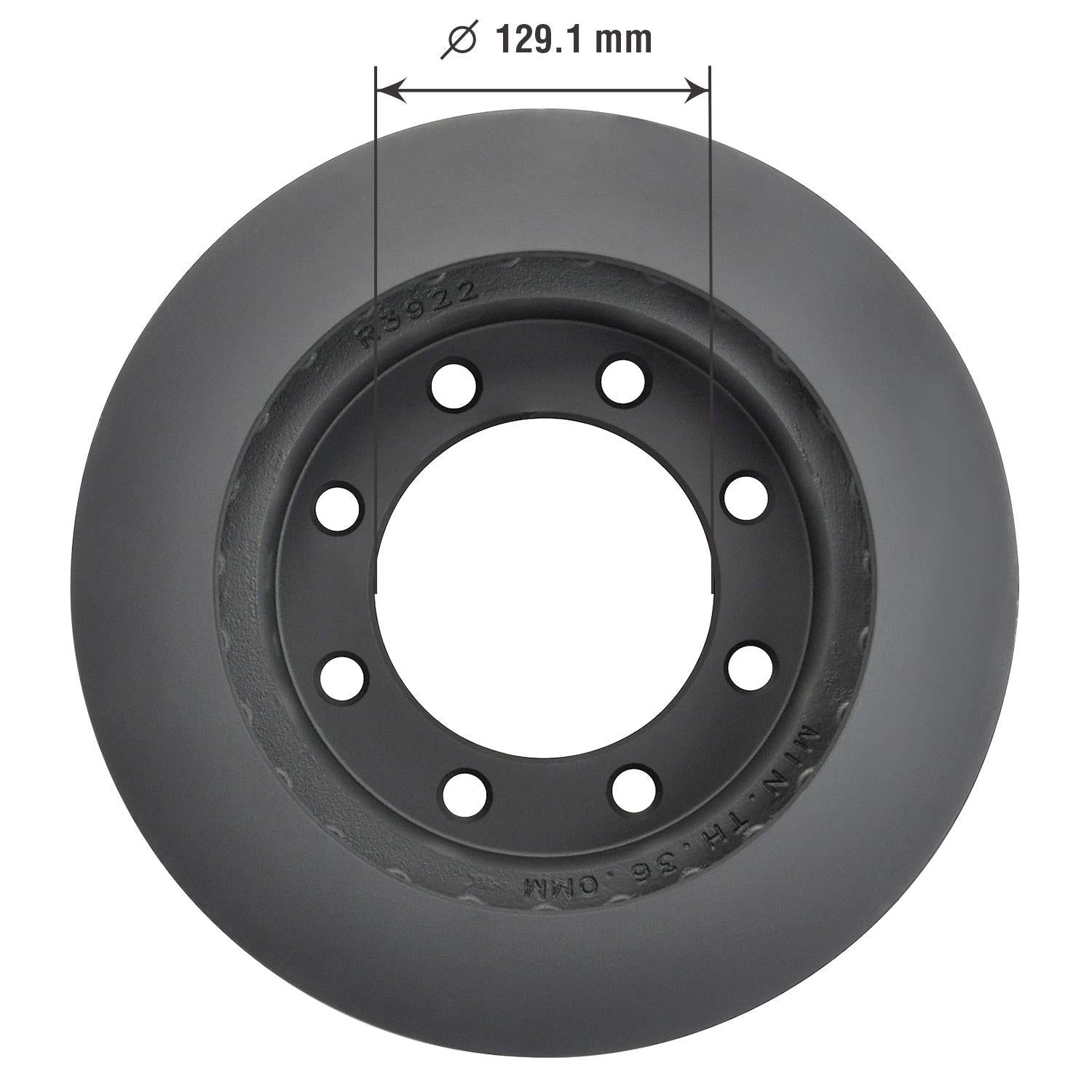 Severe Duty Disc Brake Rotor 54078SD
