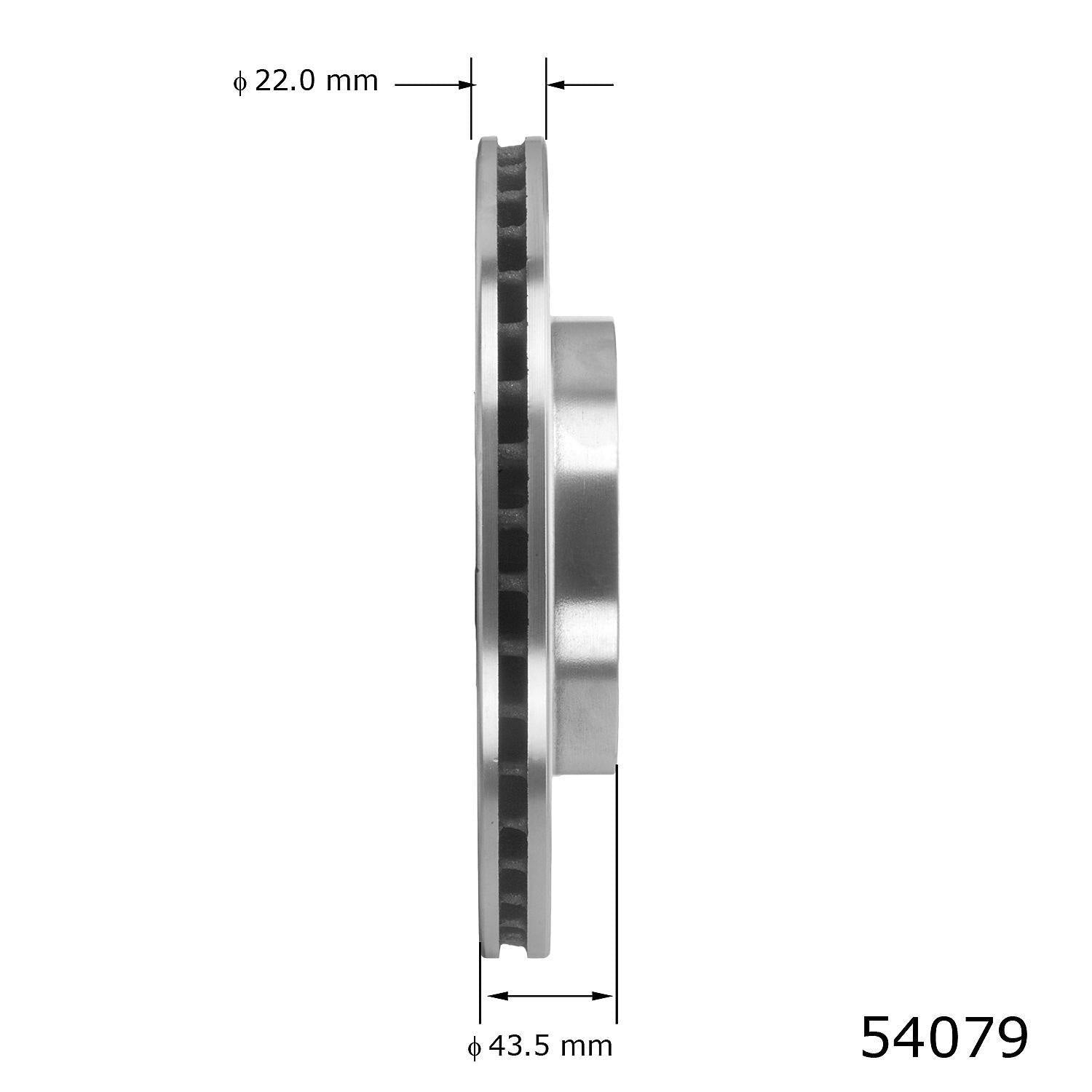 Disc Brake Rotor 54079