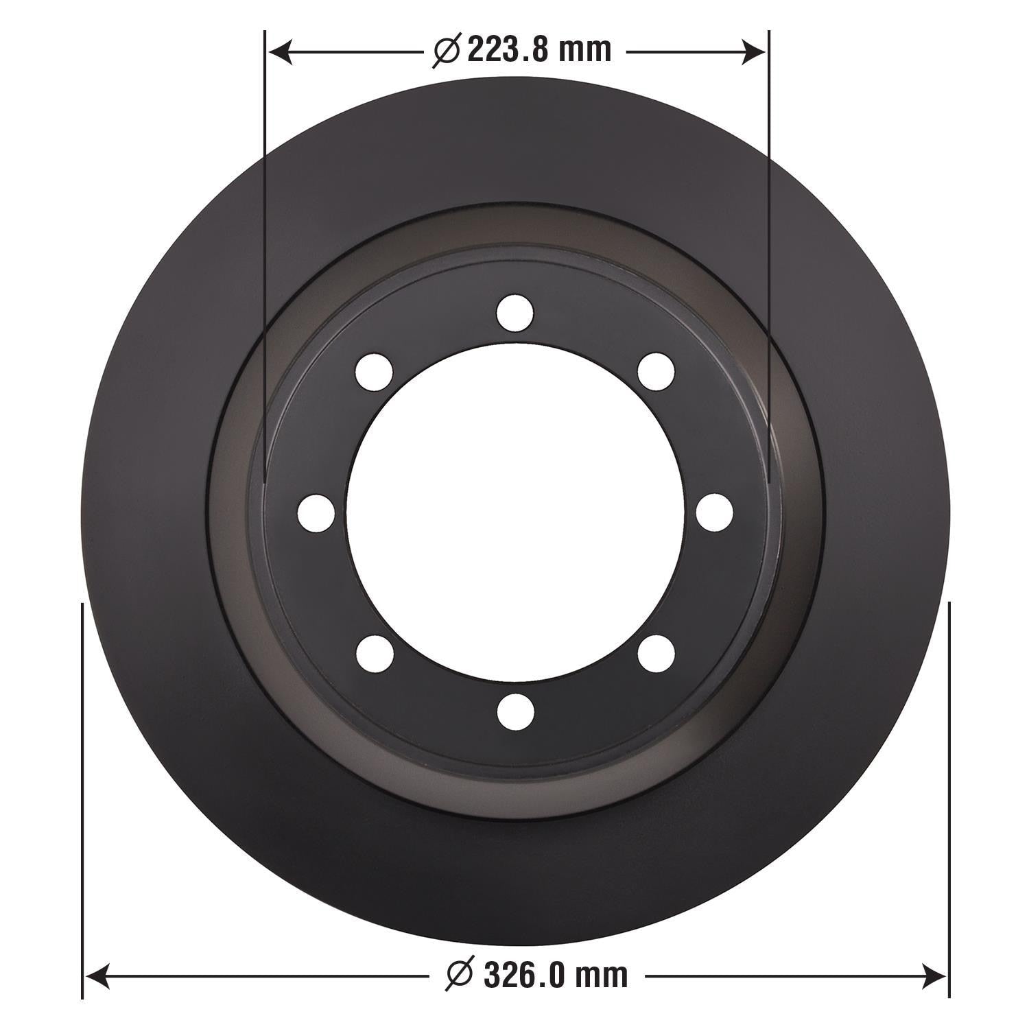 Gold Disc Brake Rotor 54084DG