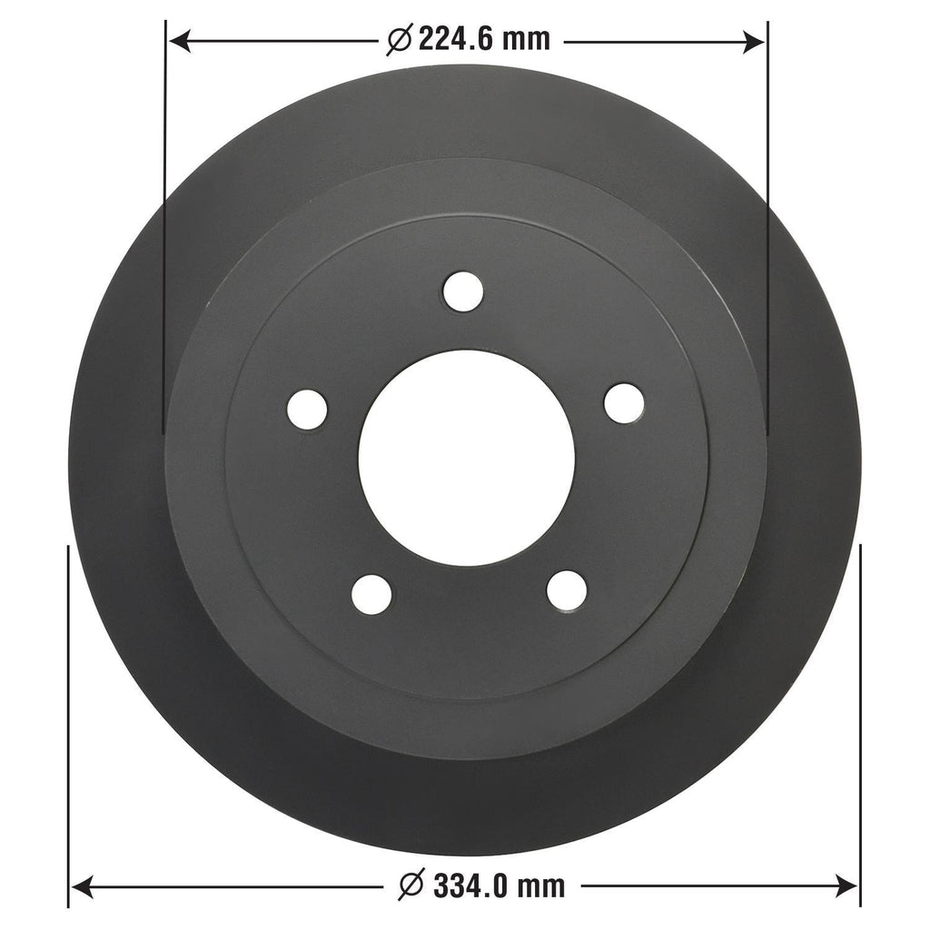 Gold Disc Brake Rotor 54090DG