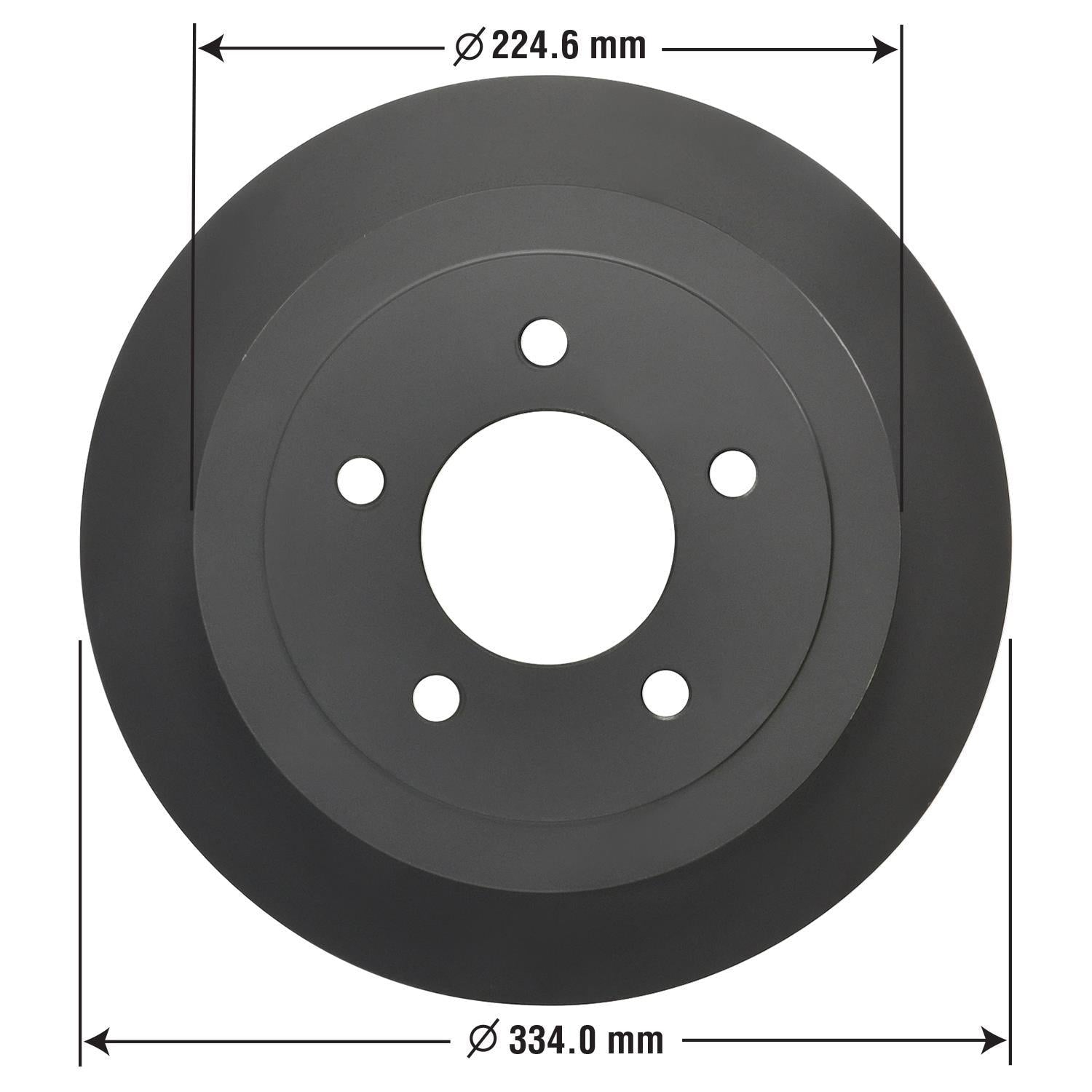 Gold Disc Brake Rotor 54090DG