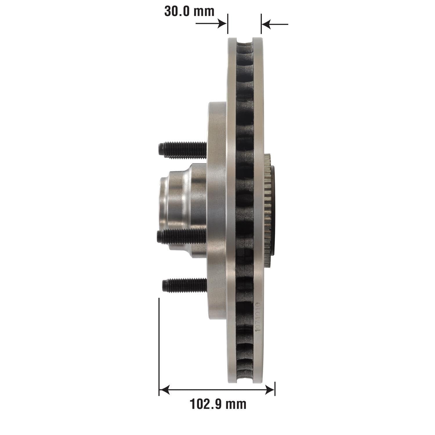 Disc Brake Rotor and Hub Assembly 54091