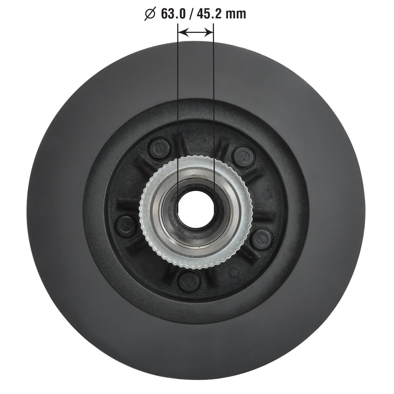 Gold Disc Brake Rotor and Hub Assembly 54092DG