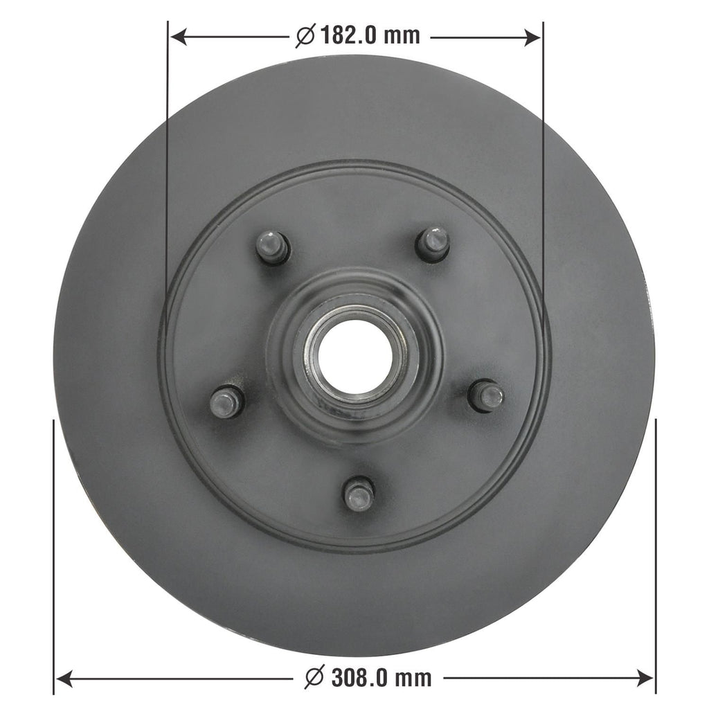 Severe Duty Disc Brake Rotor and Hub Assembly 54092SD
