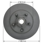 Severe Duty Disc Brake Rotor and Hub Assembly 54092SD