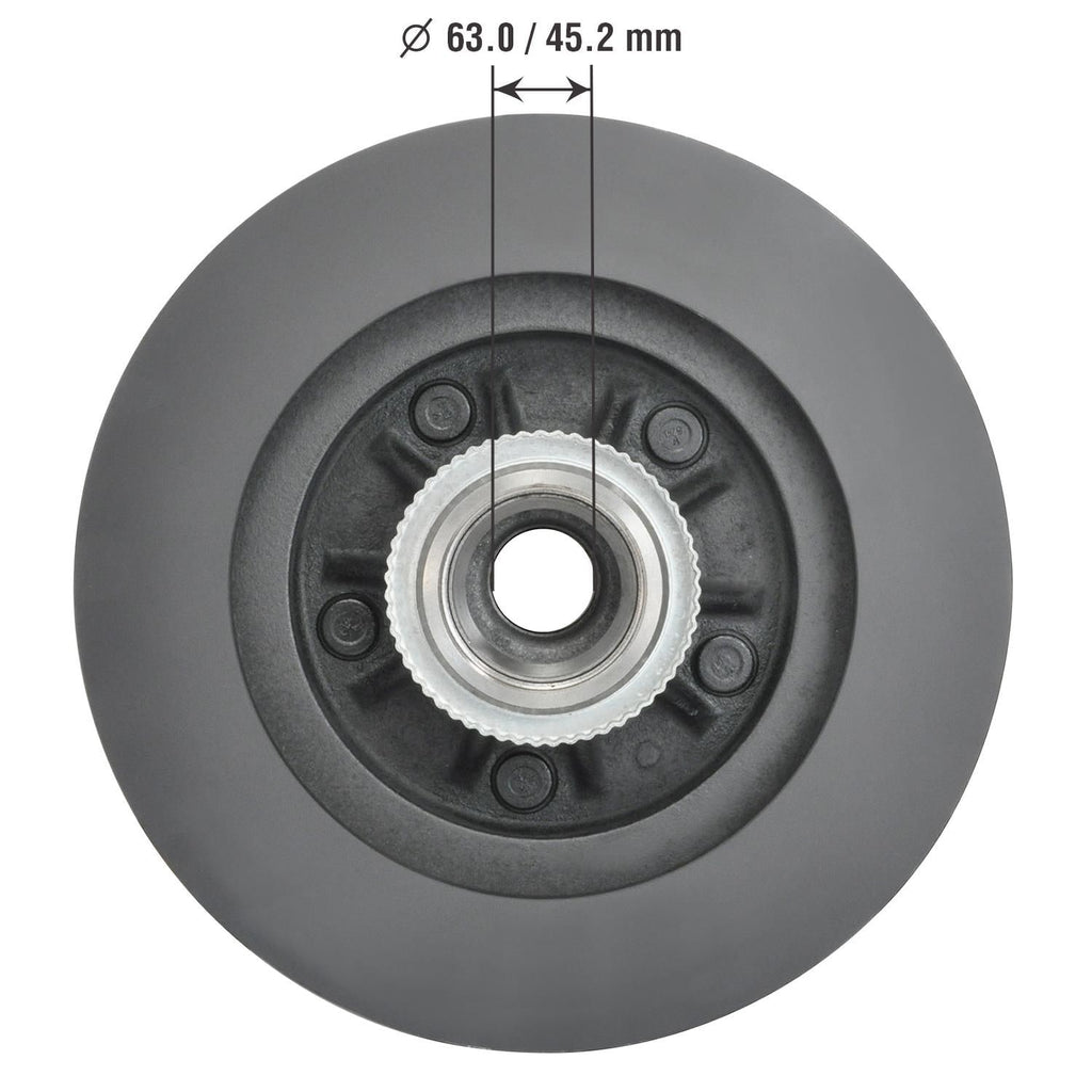 Severe Duty Disc Brake Rotor and Hub Assembly 54092SD