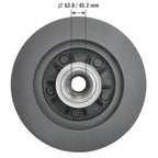 Severe Duty Disc Brake Rotor and Hub Assembly 54092SD