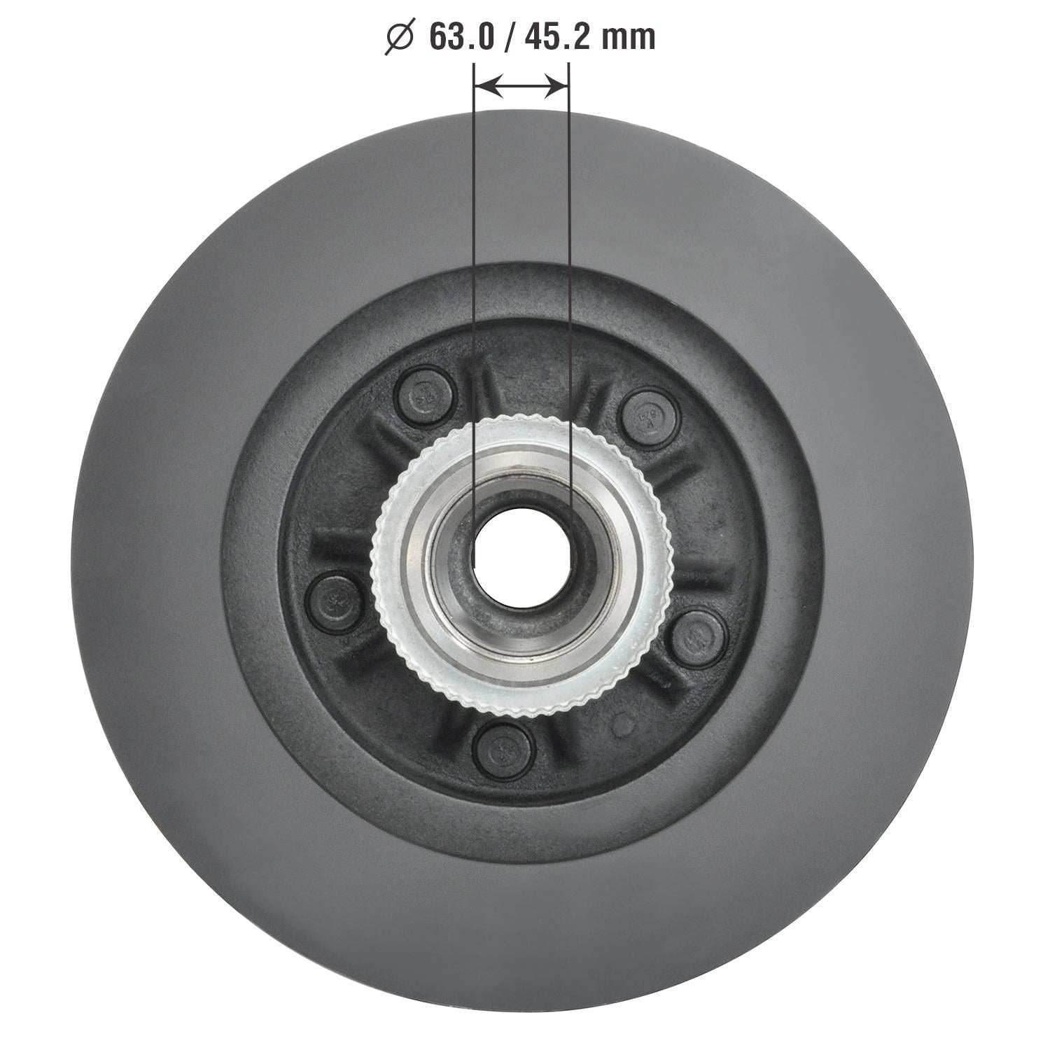 Severe Duty Disc Brake Rotor and Hub Assembly 54092SD