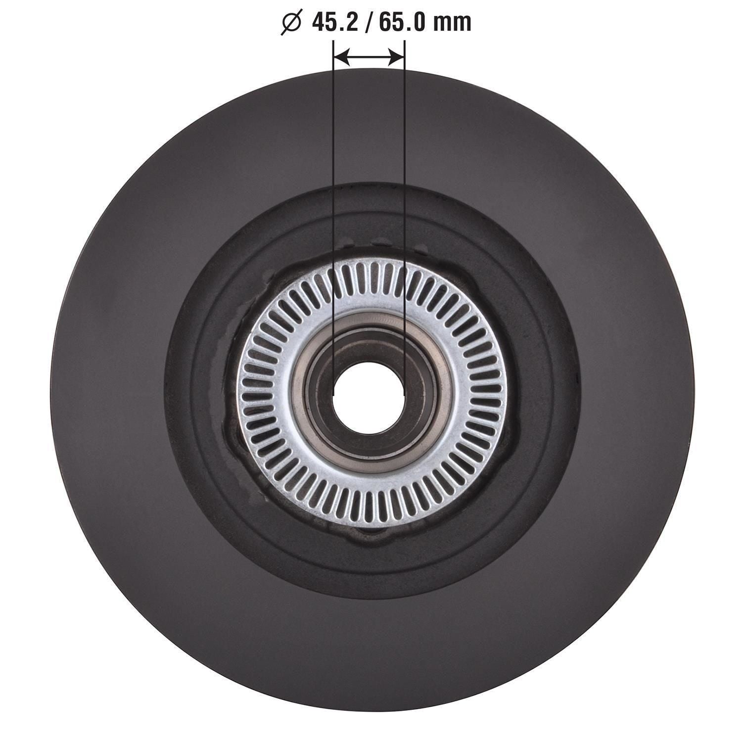 Gold Disc Brake Rotor and Hub Assembly 54096DG