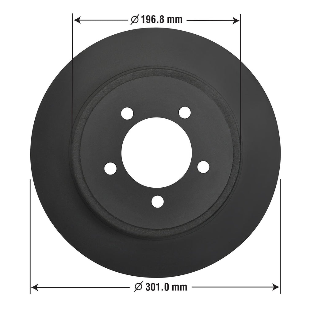 Gold Disc Brake Rotor 54098DG