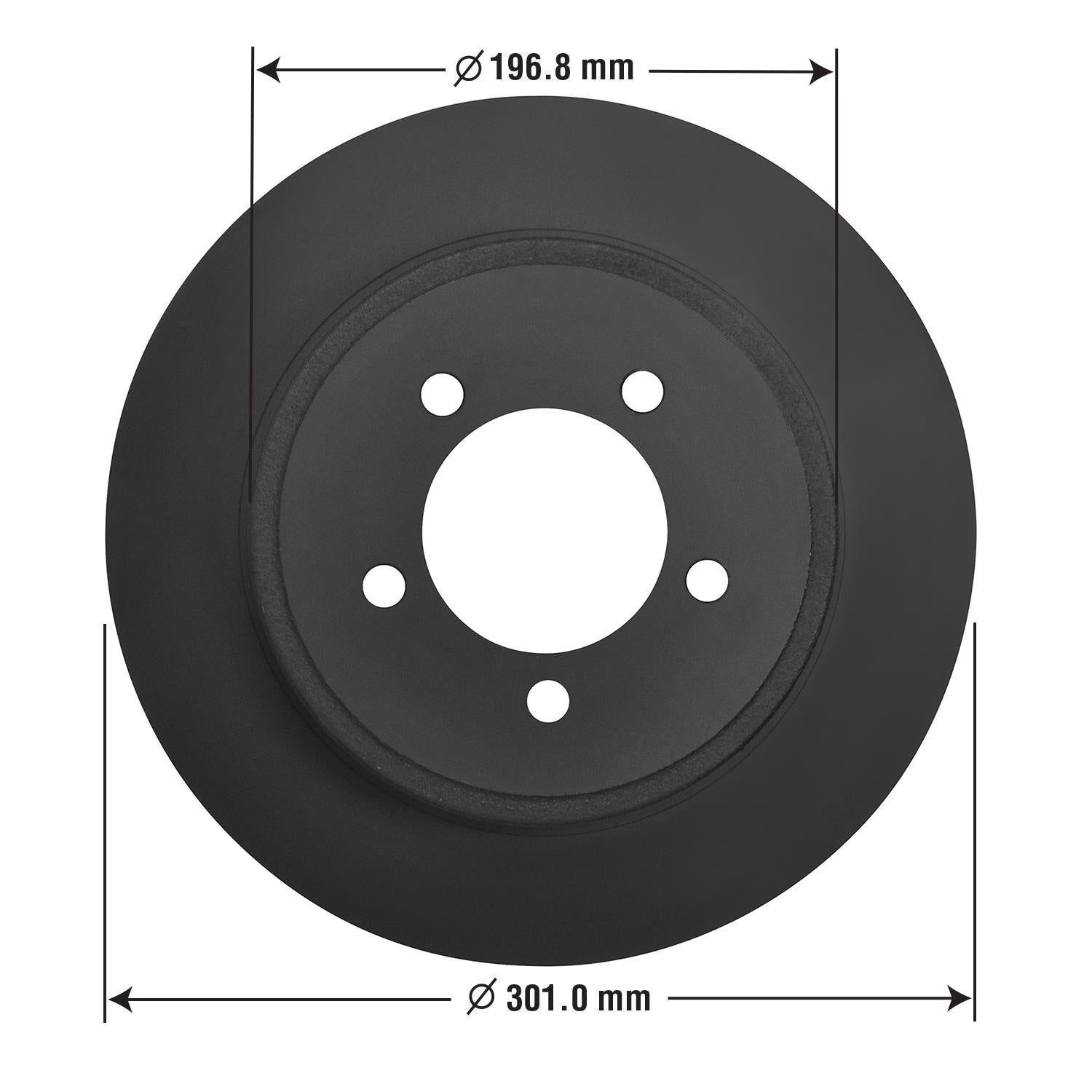 Gold Disc Brake Rotor 54098DG