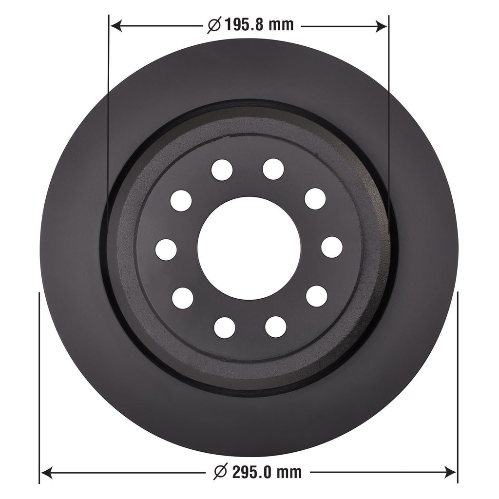 Gold Disc Brake Rotor 54101DG