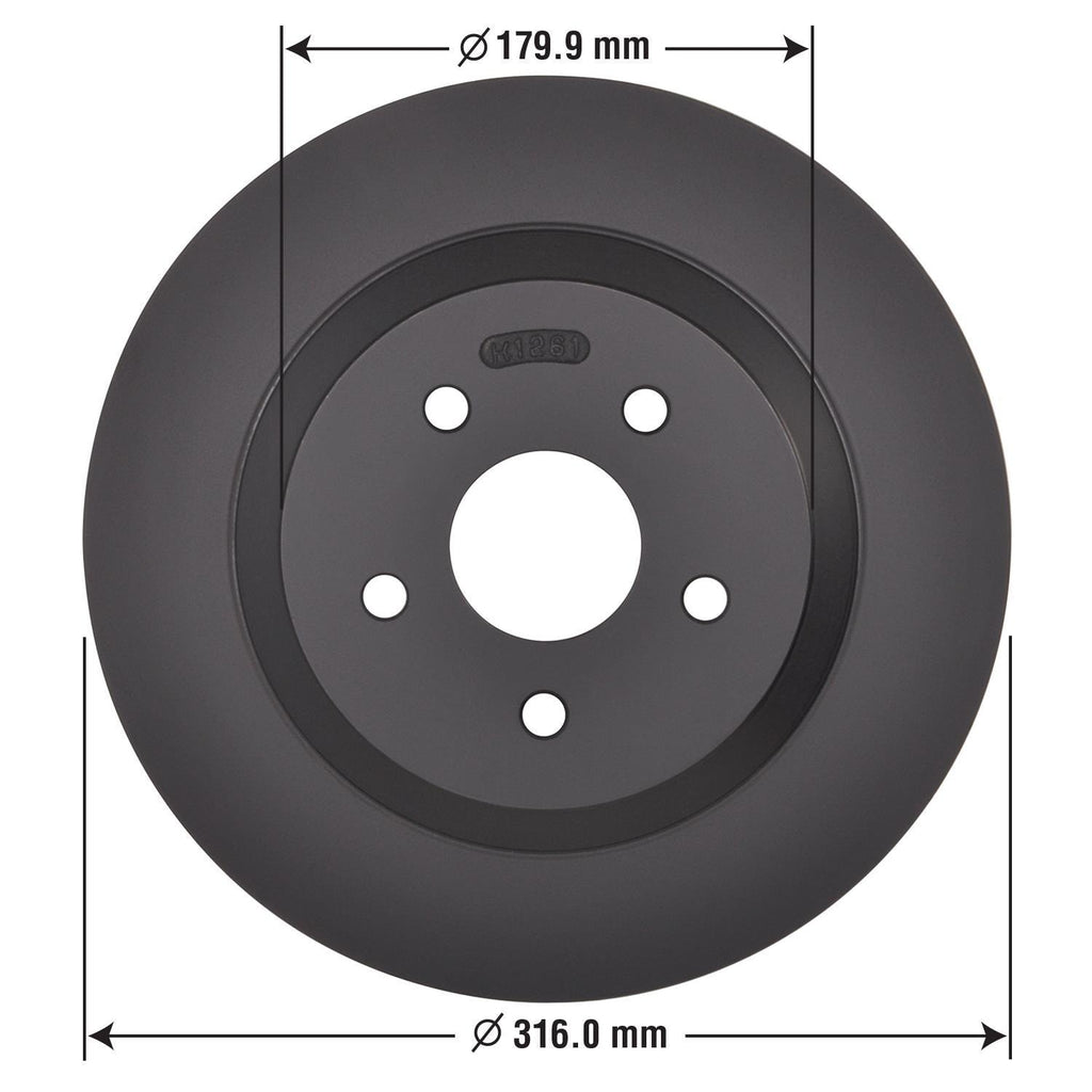 Gold Disc Brake Rotor 54117DG