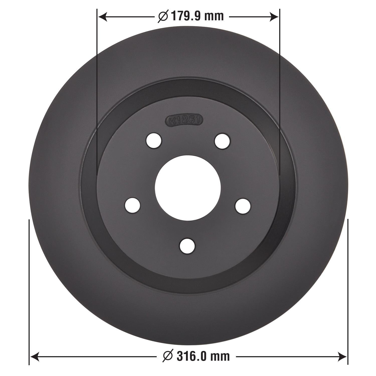 Gold Disc Brake Rotor 54117DG