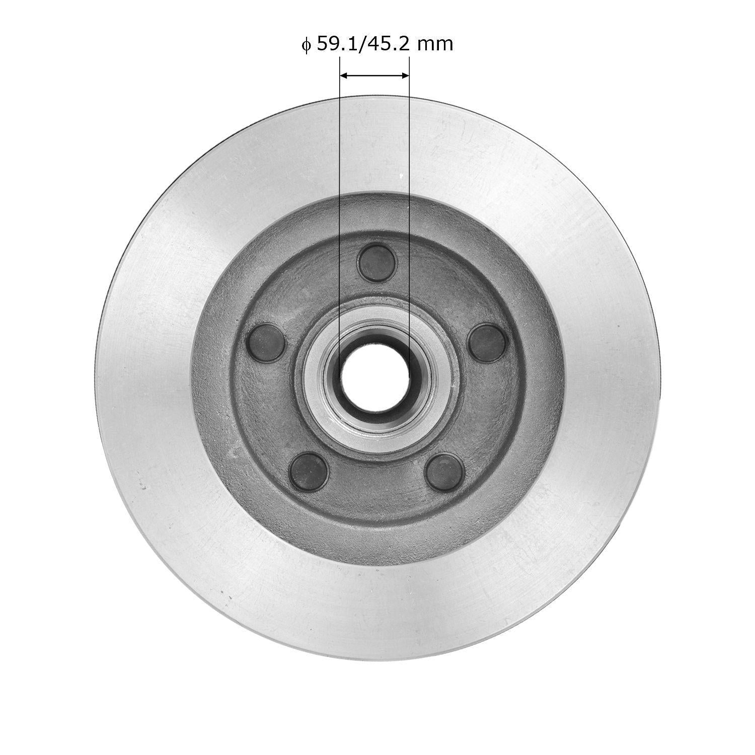 Disc Brake Rotor and Hub Assembly 5413