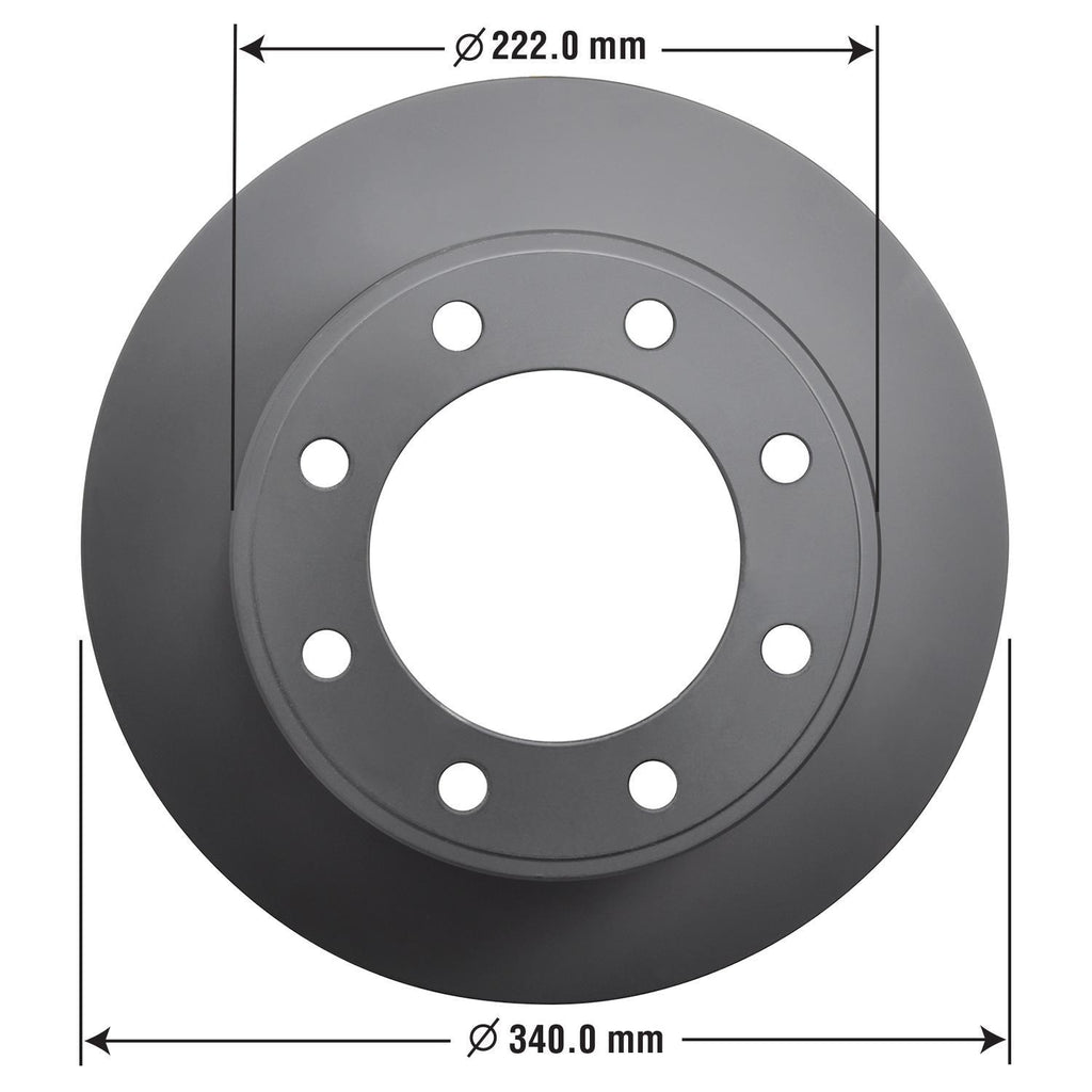 Gold Disc Brake Rotor 54141DG