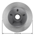 Disc Brake Rotor and Hub Assembly 5418