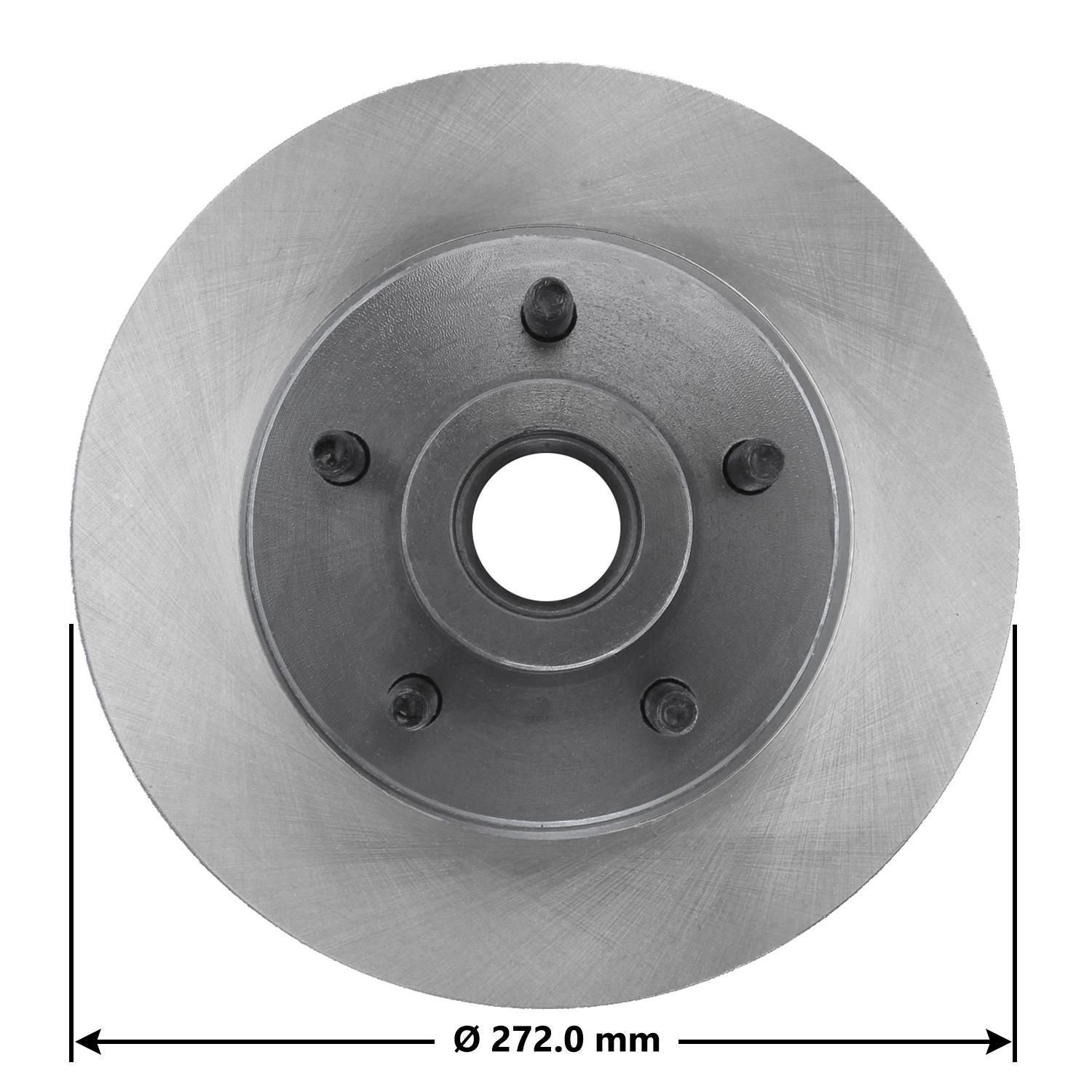 Disc Brake Rotor and Hub Assembly 5418