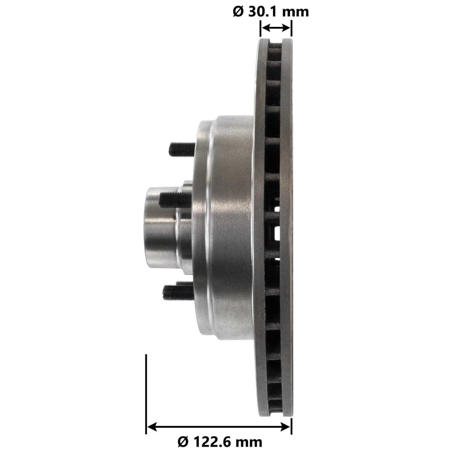 Disc Brake Rotor and Hub Assembly 5418