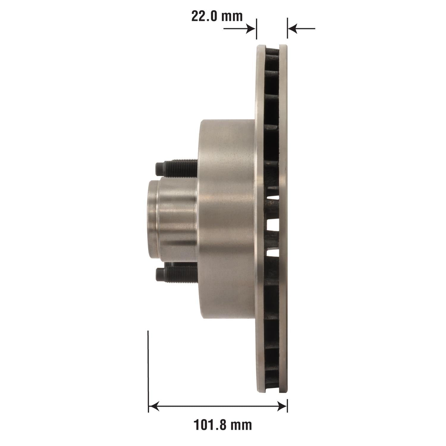 Disc Brake Rotor and Hub Assembly 5432