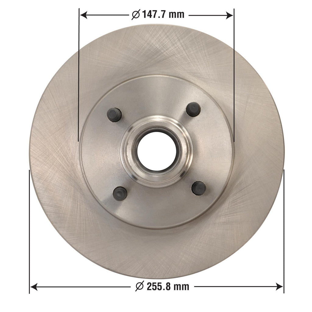 Disc Brake Rotor and Hub Assembly 5432