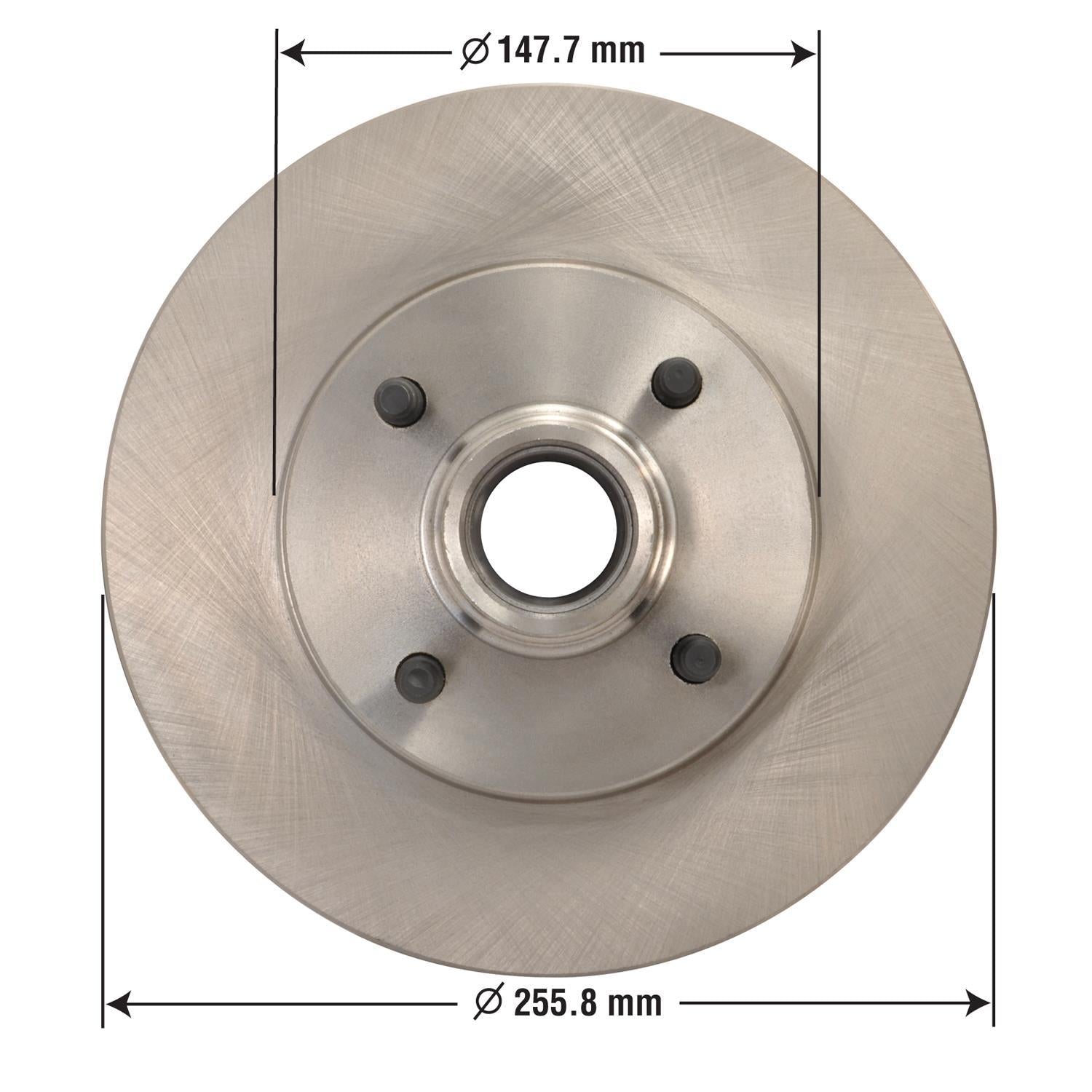Disc Brake Rotor and Hub Assembly 5432