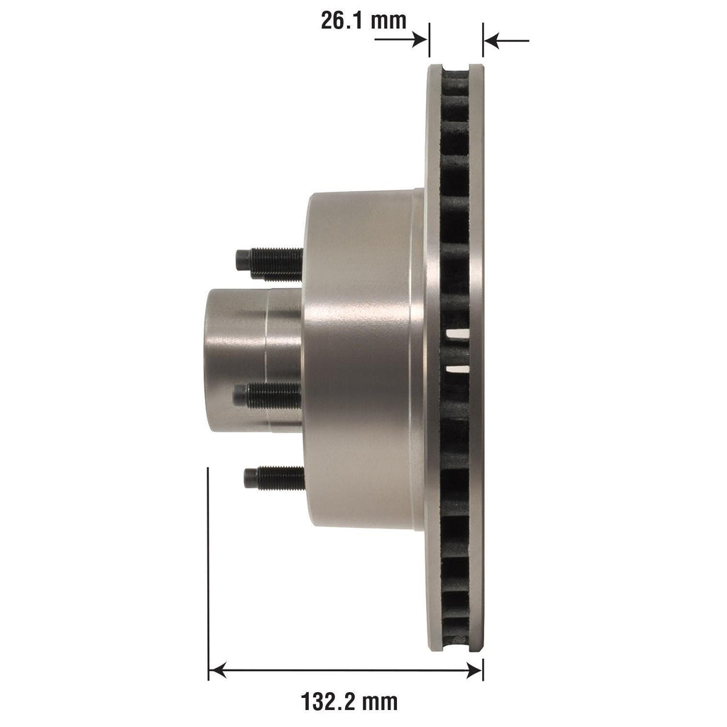Disc Brake Rotor and Hub Assembly 5438