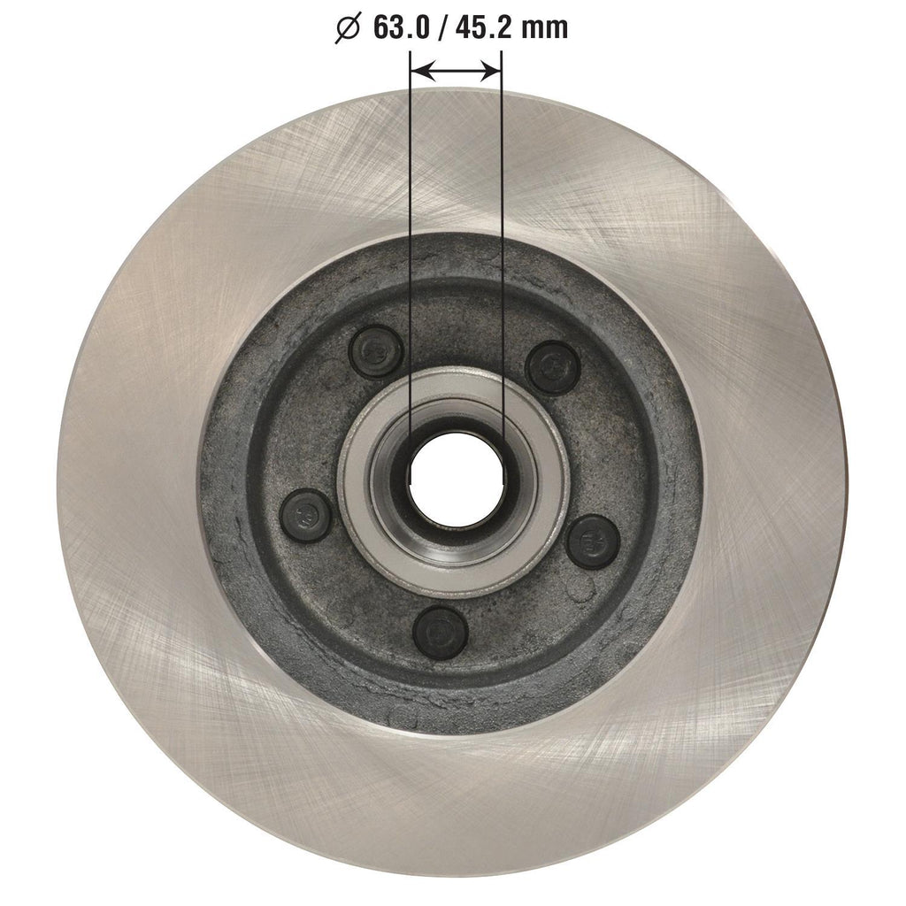Disc Brake Rotor and Hub Assembly 5438