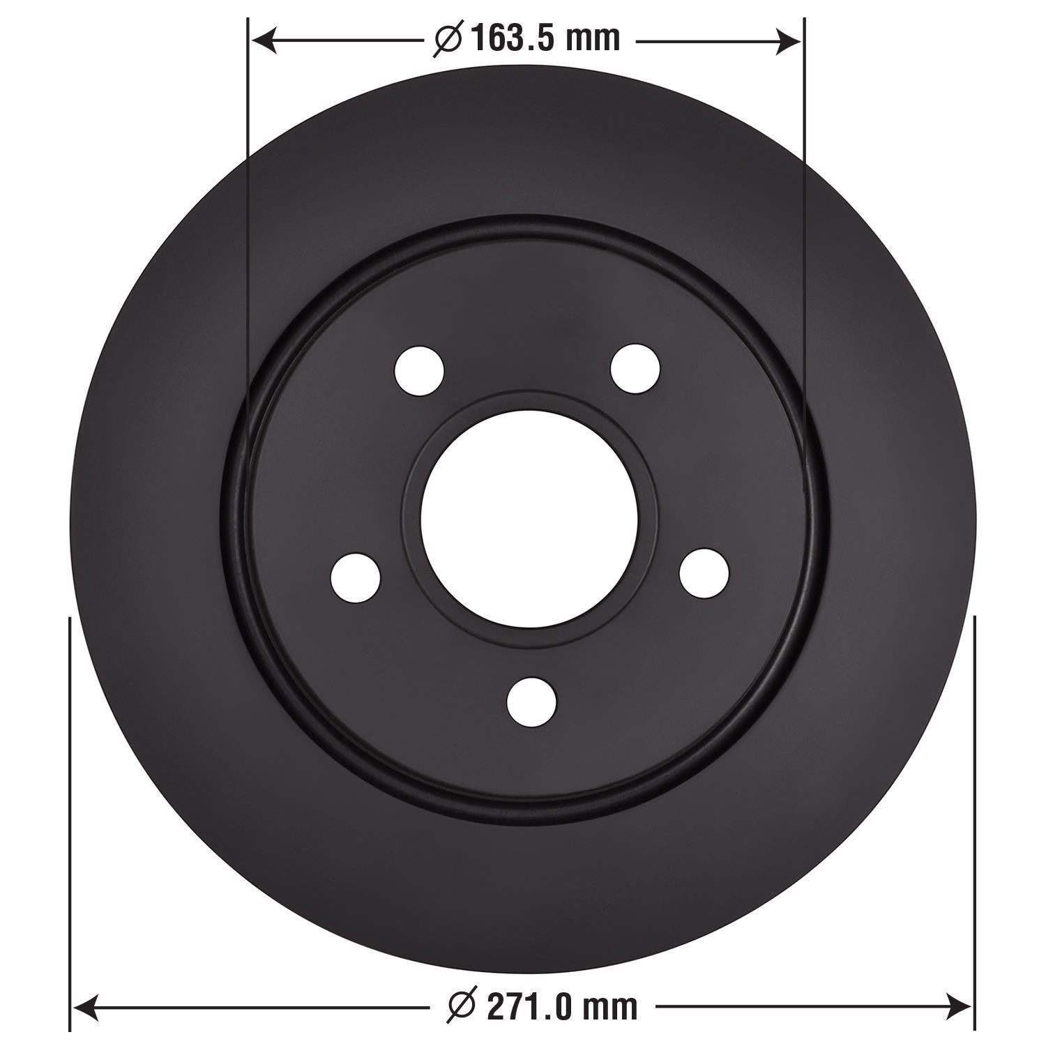 Gold Disc Brake Rotor 54460DG