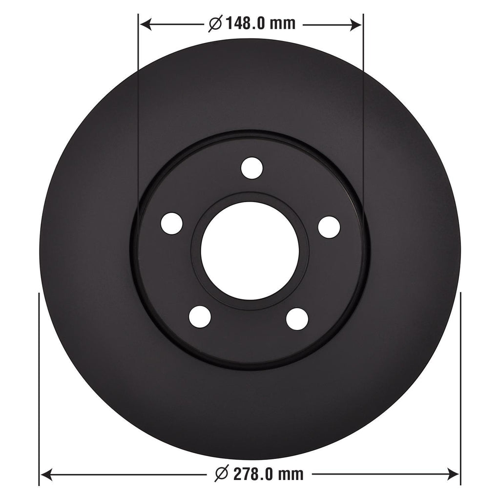 Gold Disc Brake Rotor 54461DG