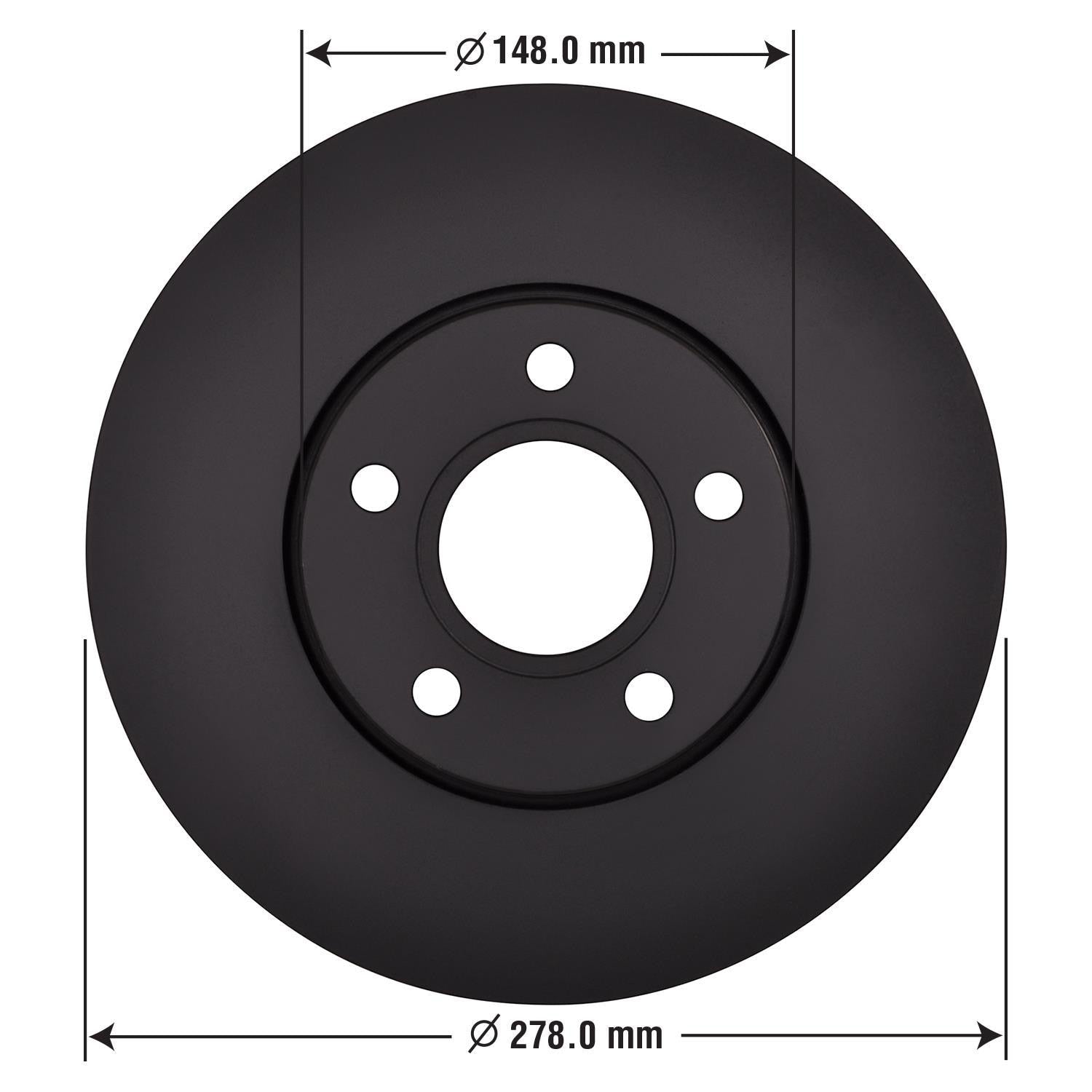 Gold Disc Brake Rotor 54461DG