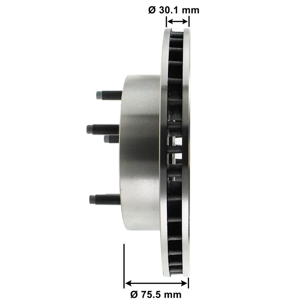 Disc Brake Rotor and Hub Assembly 5460