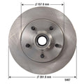 Disc Brake Rotor and Hub Assembly 5467