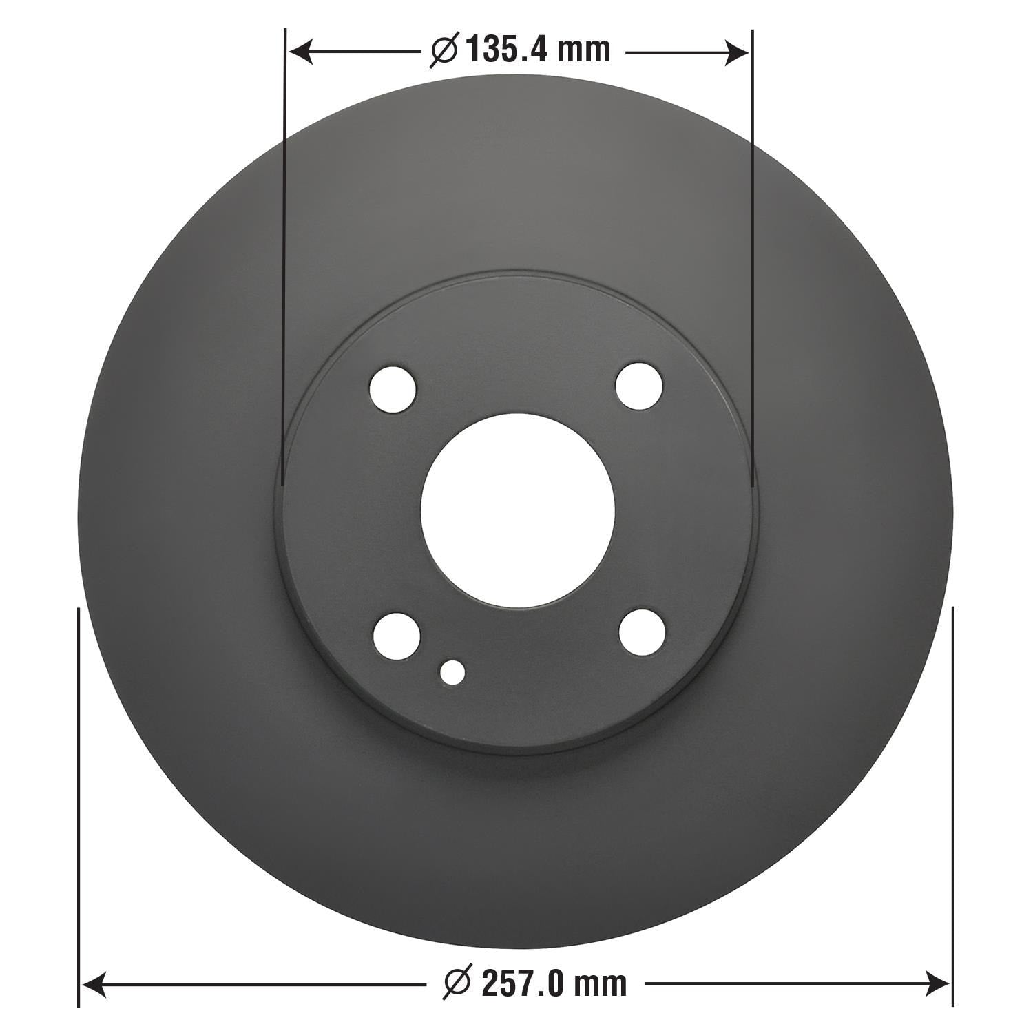 Gold Disc Brake Rotor 5474DG