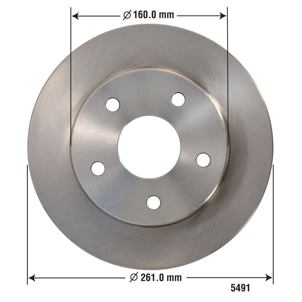 Disc Brake Rotor 5491