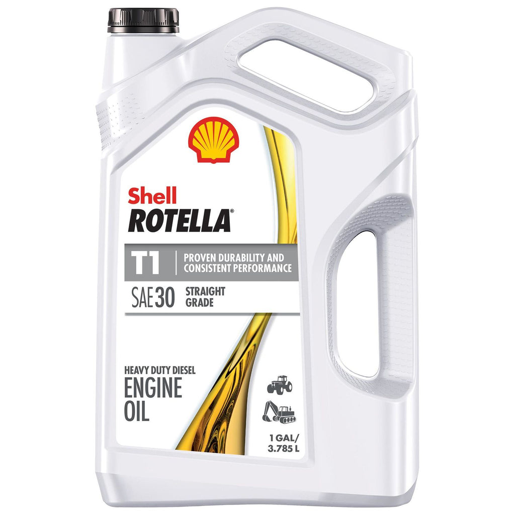 Shell ROTELLA T1 Diesel Conventional Engine Oil HD-30W 4 Quart