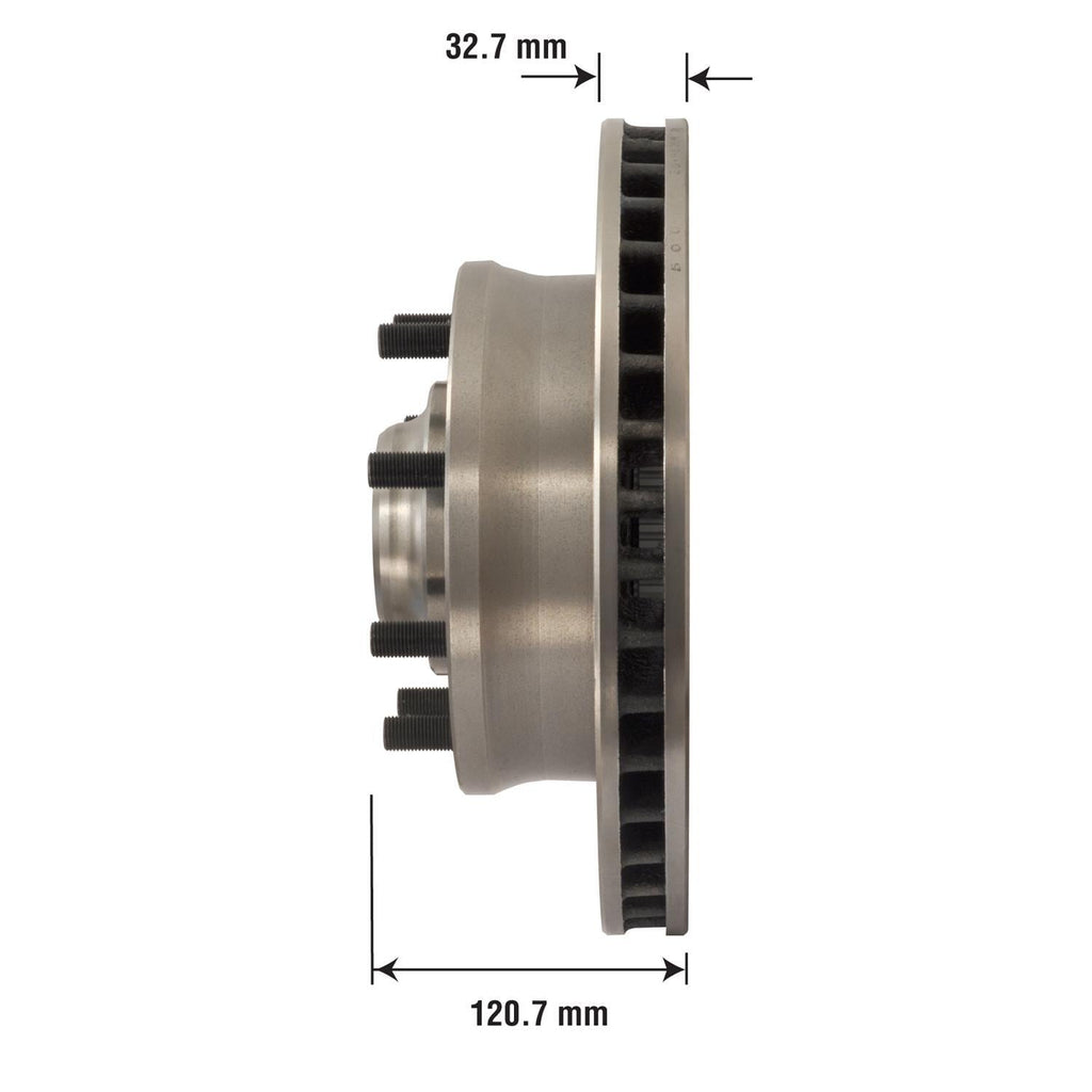 Disc Brake Rotor and Hub Assembly 55020