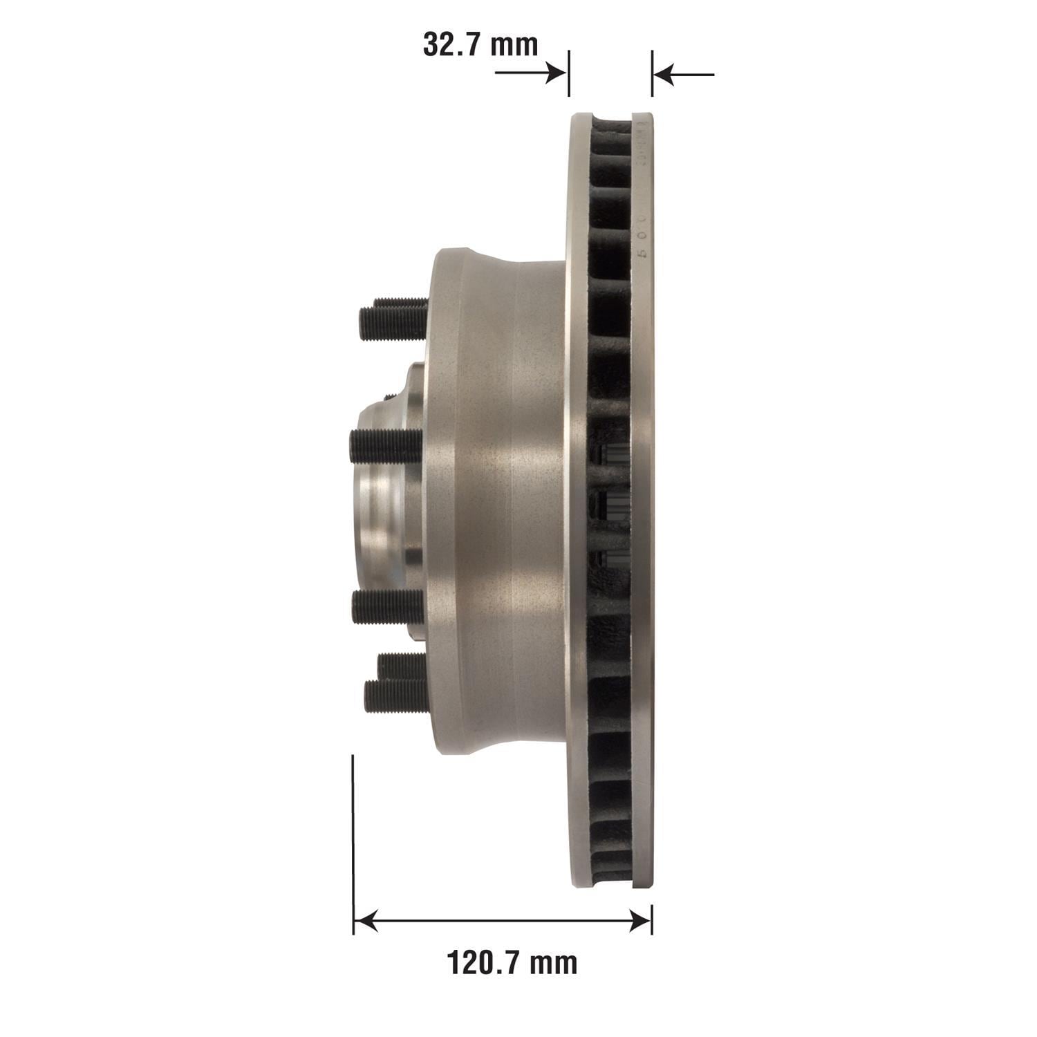 Disc Brake Rotor and Hub Assembly 55020