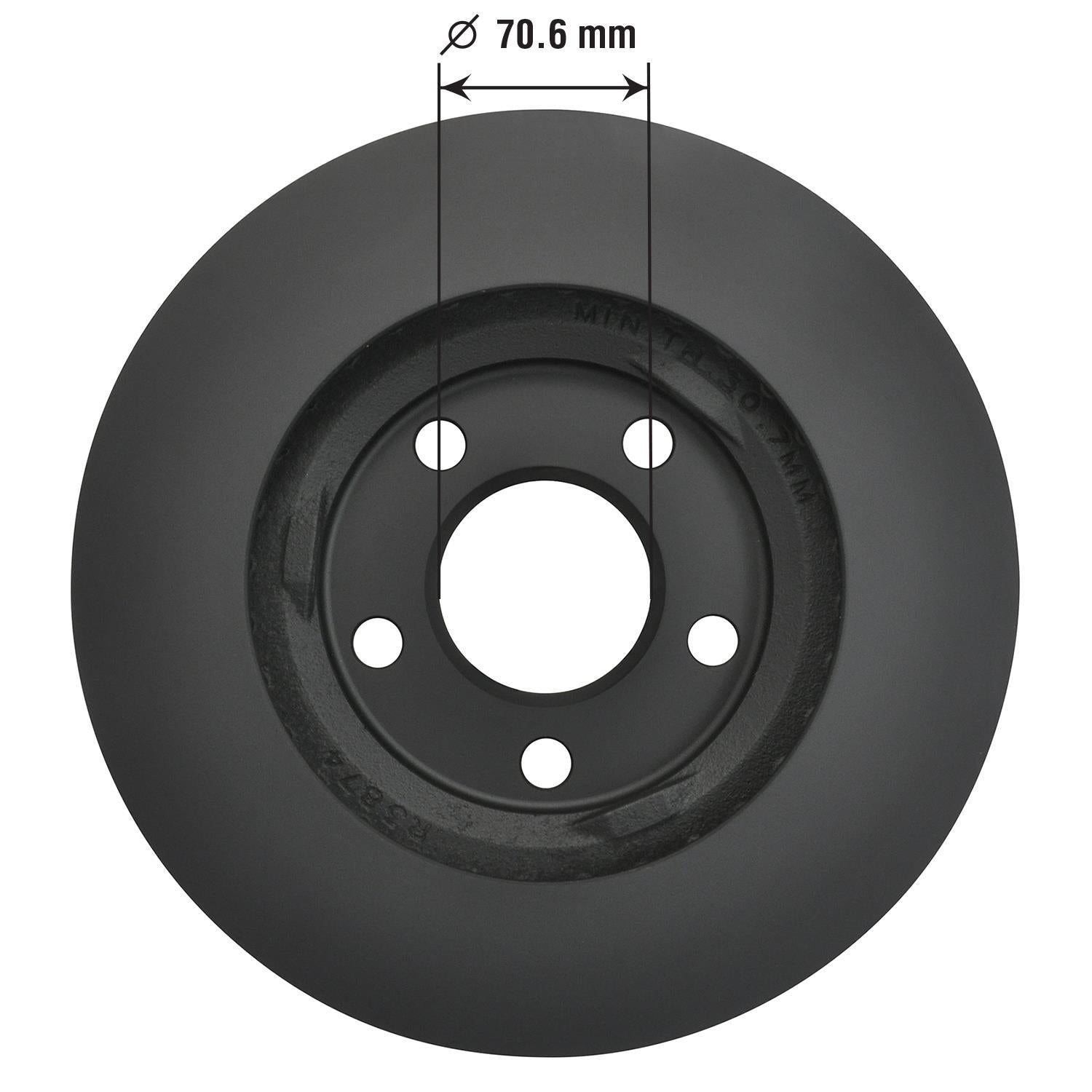 Gold Disc Brake Rotor 55034DG