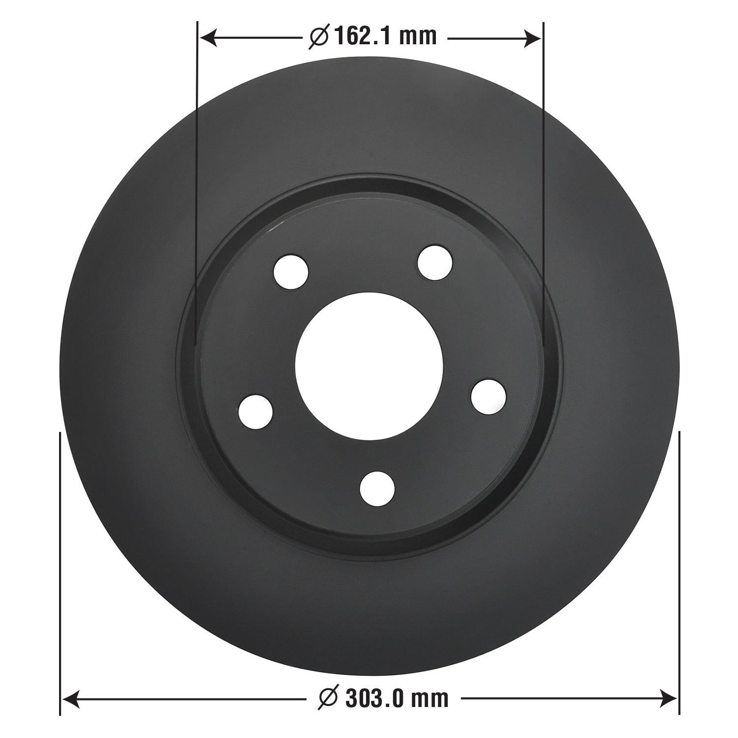 Gold Disc Brake Rotor 55034DG