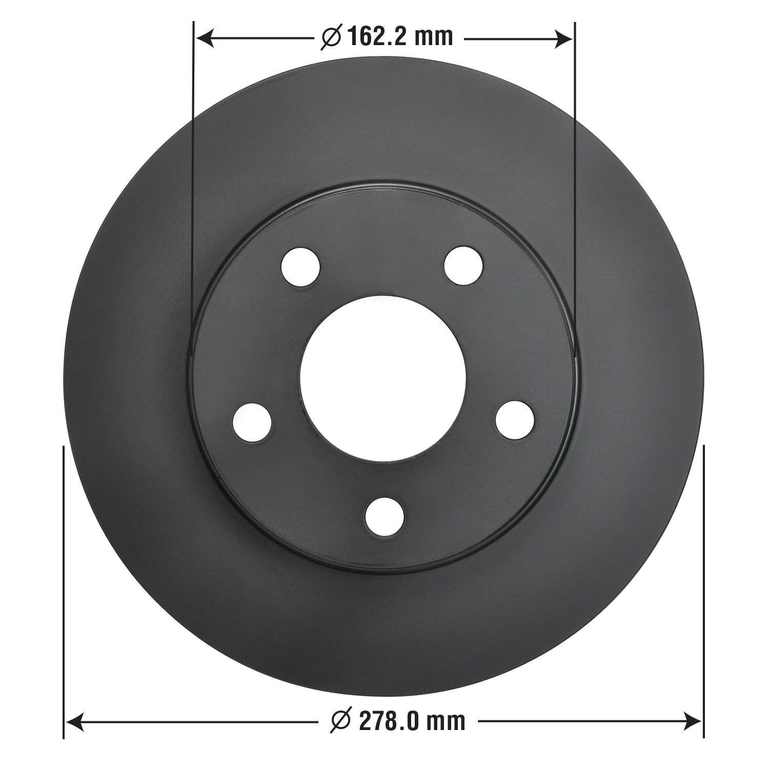 Gold Disc Brake Rotor 55036DG