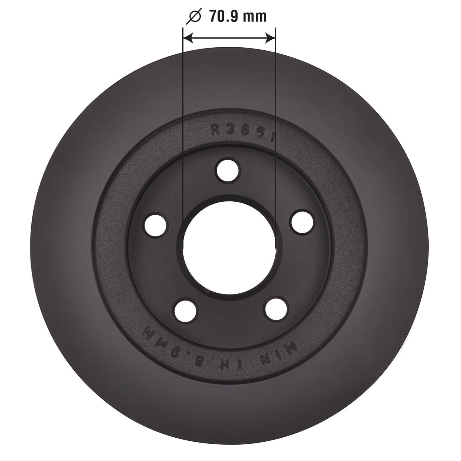 Gold Disc Brake Rotor 55051DG