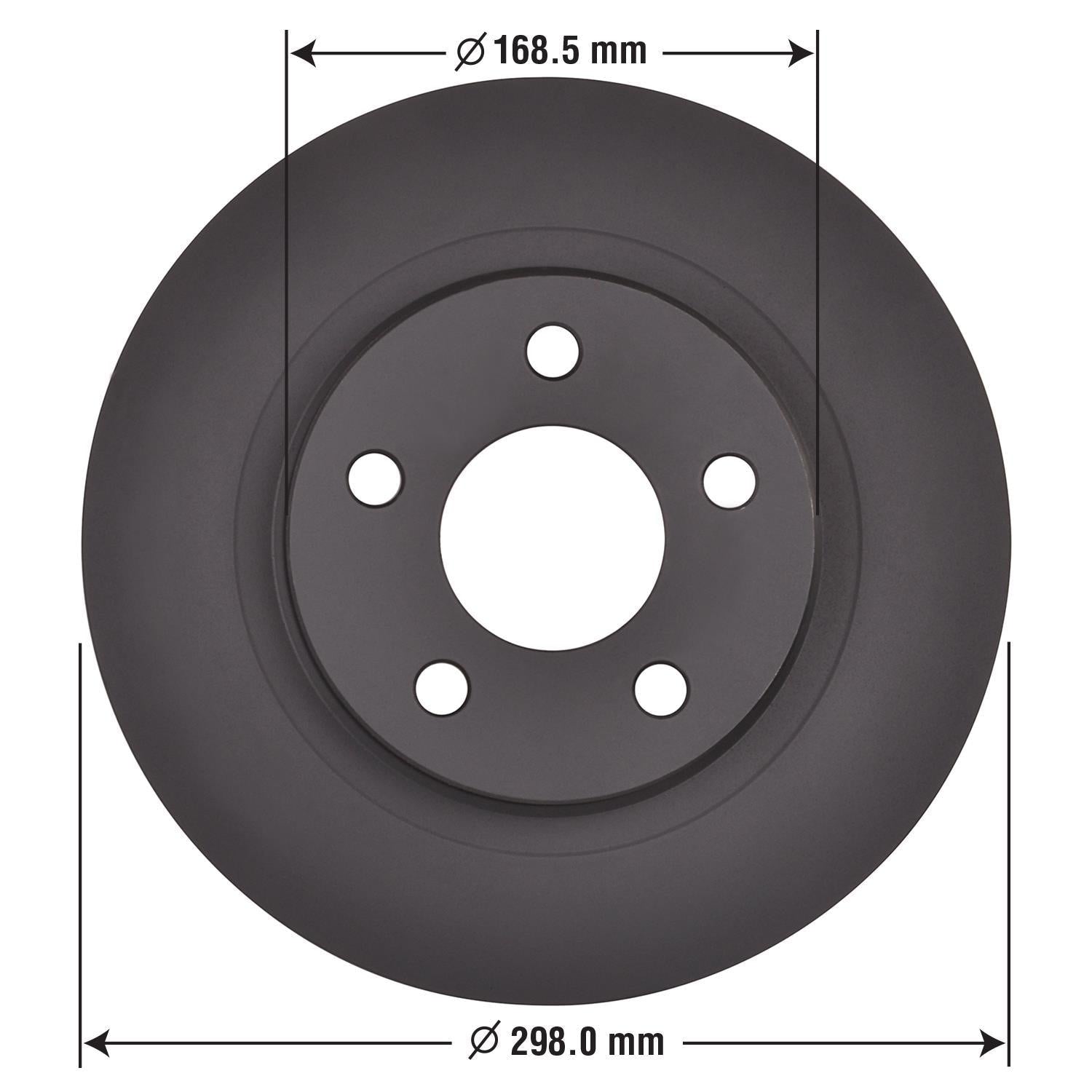 Gold Disc Brake Rotor 55051DG